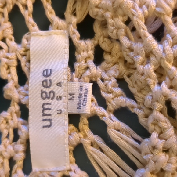 Umgee boho crochet top size M - Picture 7 of 13